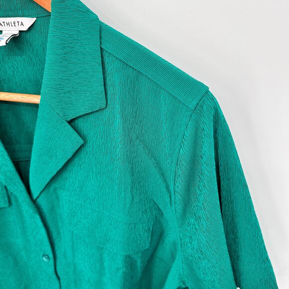 ATHLETA NWT Echo Top in Emerald Green // M - Picture 5 of 11